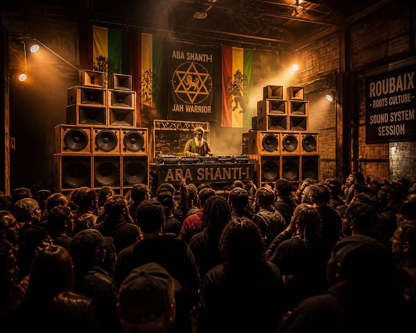 découvrez aba shanti-i, le légendaire sound system roots reggae, en concert exceptionnel. plongez dans une expérience musicale authentique et vibrante.